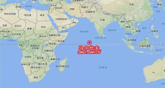 马尔代夫地图？马尔代夫地图位置？
