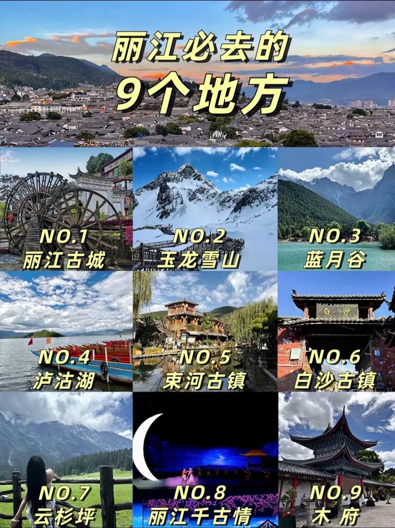 云南丽江旅游景点图片？云南丽江旅游必去的景点图片？