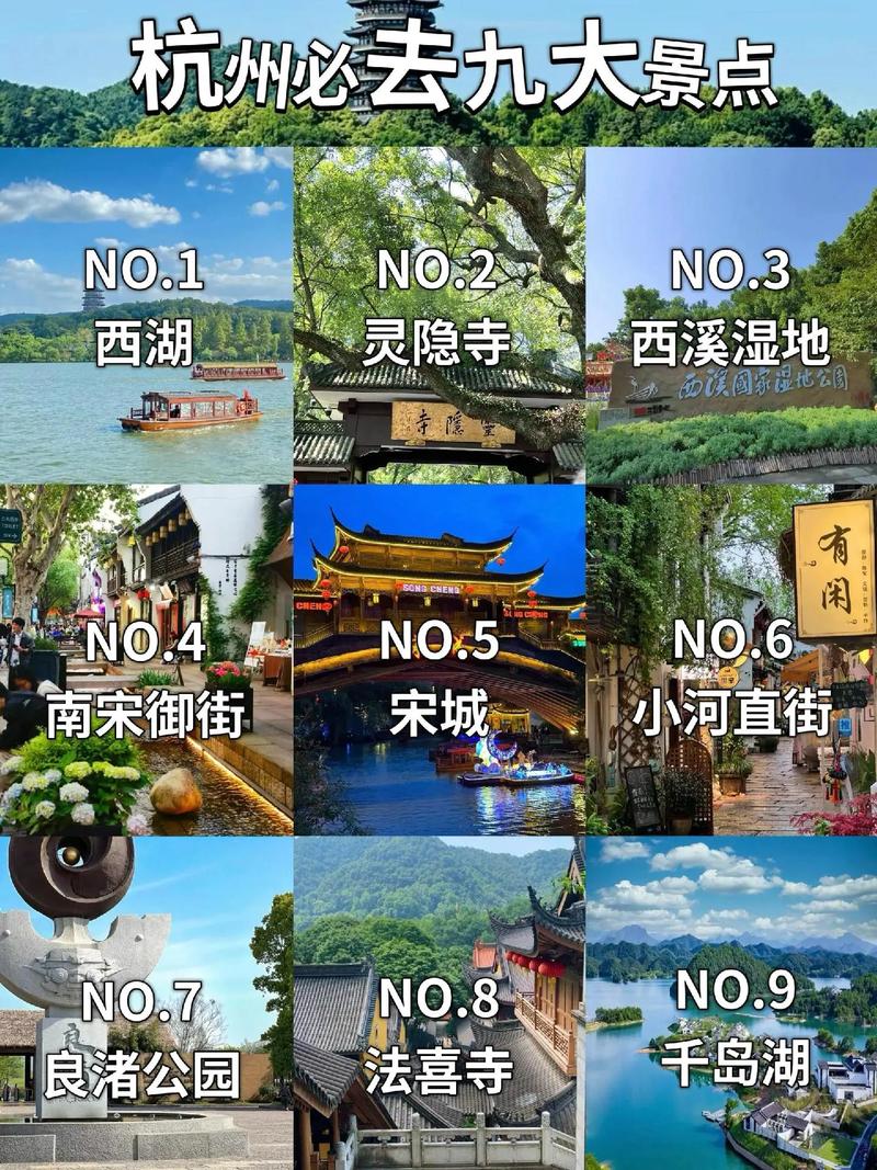 杭州免费前十景区，杭州免费前十景区名称？