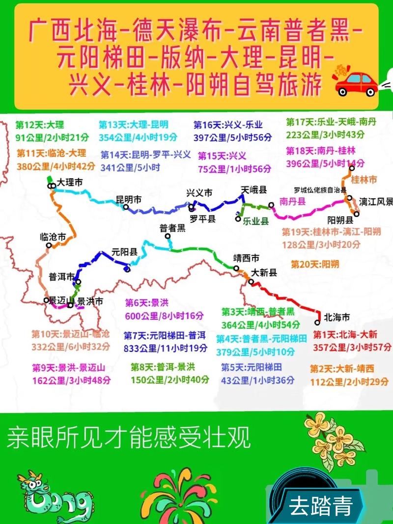 广西旅游线路图？广西旅游线路图自驾游？