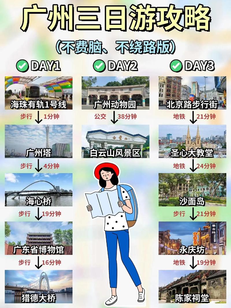 广州三日游攻略详细，广州三日游旅游攻略
