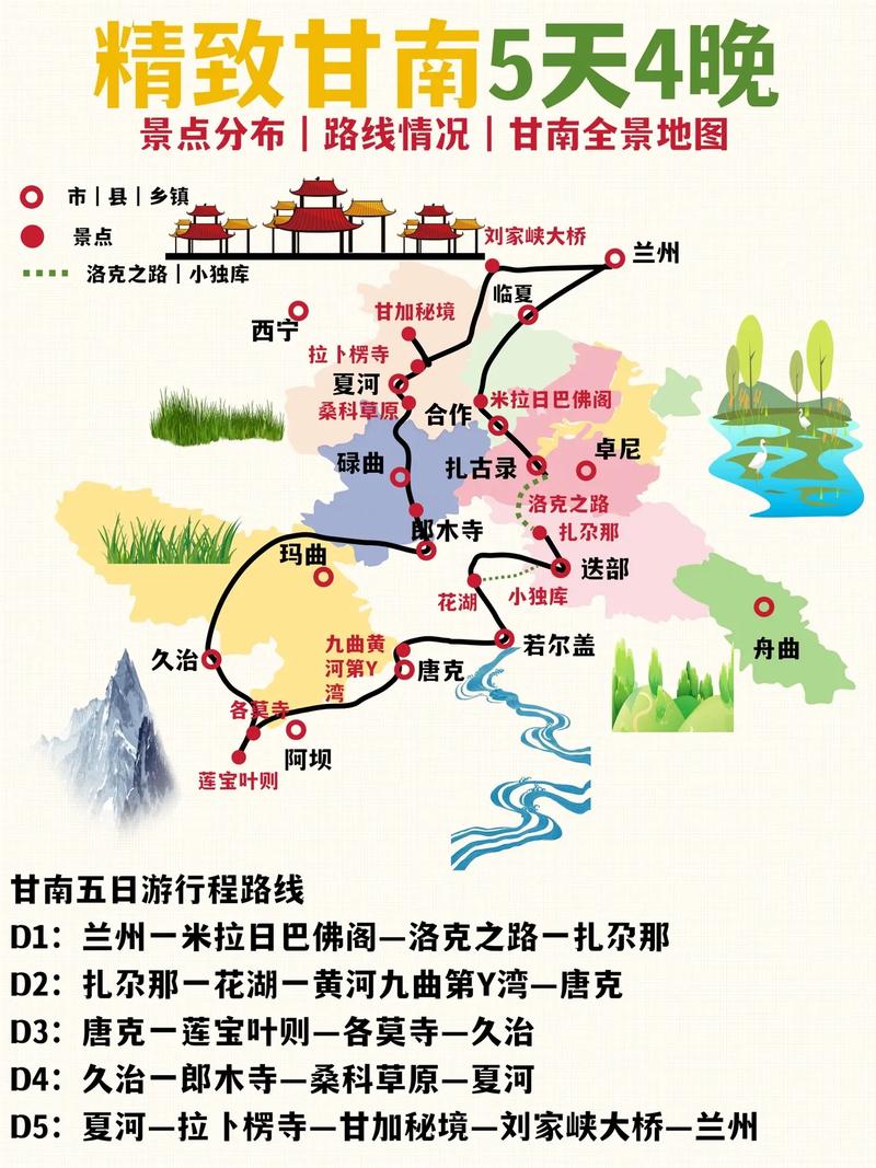 去甘南自驾游最佳路线，去甘南自驾游最佳路线推荐？